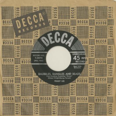 Baubles, Bangles And Beads / Love You So