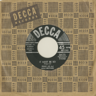 It Must Be So / Straight Ahead