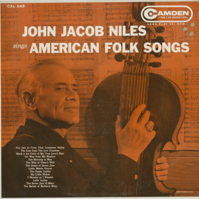 John Jacob Niles Sings American Folk Songs (1955)