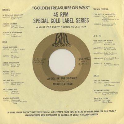 Angel Of The Morning / Reap What You Sow