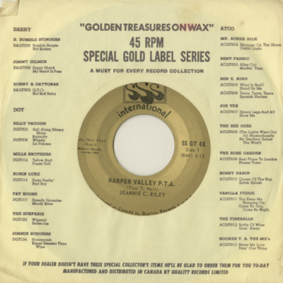 Harper Valley PTA / Yesterday All Day Long Today