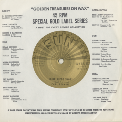 Blue Suede Shoes / Honey Don't (1969)