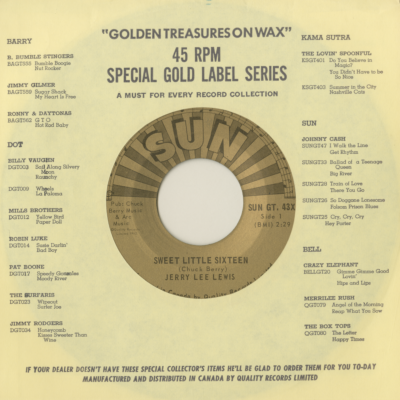 Sweet Little Sixteen / How's My Ex Treating You