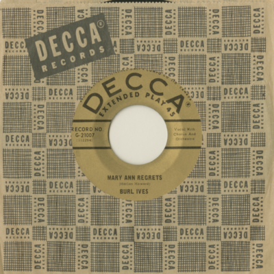 Mary Ann Regrets / The Same Old Hurt