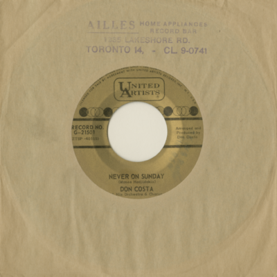 Never On Sunday / Theme From The Unforgiven