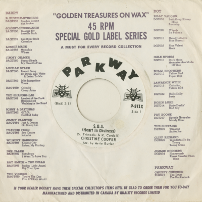 SOS Heart In Distress / Say What You Feel (1966)