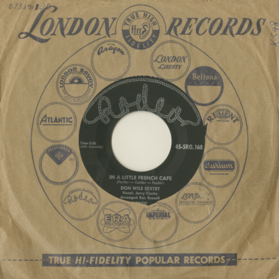 In A Little French Cafe / Are You Tired Of Me (1957)