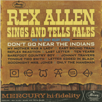 Rex Allen Sings And Tells Tales