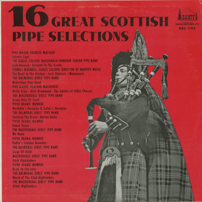 16 Great Scottish Pipe Selections