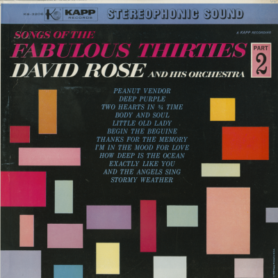 Songs Of The Fabulous Thirties Part 2