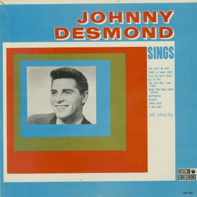 Johnny Desmond Sings