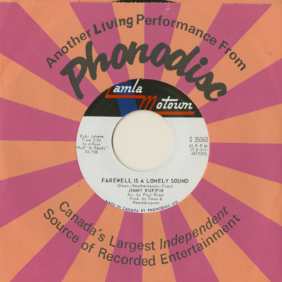 Farewell Is A Lonely Sound / If You Will Let Me  I Know I Can (1969)