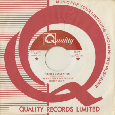 The New Generation / What A Wonderful World