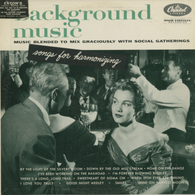 Background Music Songs For Harmonizing (1955)