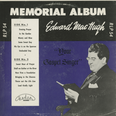 Memorial Album Edward MacHugh Your Gospel Singer