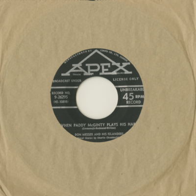 When Paddy McGinty Plays His Harp / Yesterday's Roses