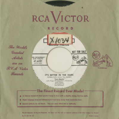 It's Better In The Dark / Your Place In The Sun