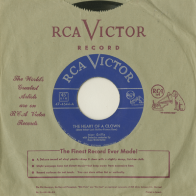 The Heart Of A Clown / With No One To Love Tonight (1952)