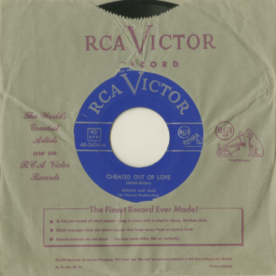 Cheated Out Of Love / Love Trap (1953)