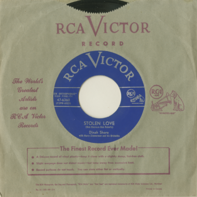 Stolen Love / That's All There Is To That (1955)