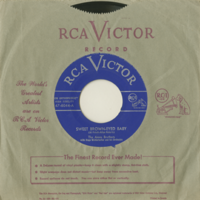 Sweet Brown-Eyed Baby / Sympathetic Eyes (1955)