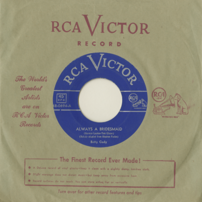 Always A Bridesmaid / You Want More Of Me (1954)