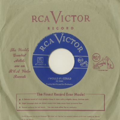 I Would If I Could / Heaven Dropped Her Curtain Down (1952)