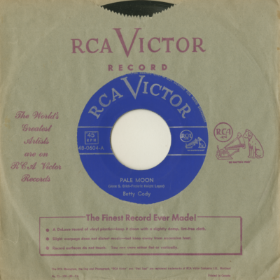 Pale Moon / I Hate Myself For Loving You So Much (1953)