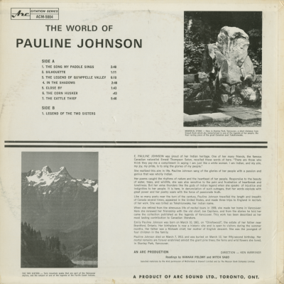The World Of Pauline Johnson