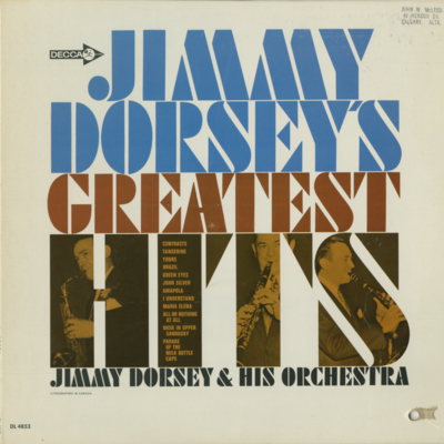 Jimmy Dorsey's Greatest Hits