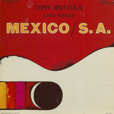 Tony Mottola Love Songs Mexico S.A (1965)