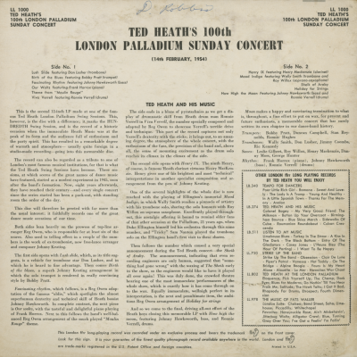 Ted Heath's 100th London Palladium Concert