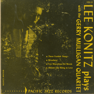 Lee Konitz Plays With The Gerry Mulligan Quartet (1953)