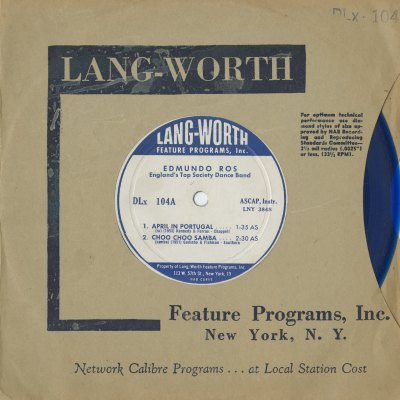 Edmundo Ros And His Orchestra