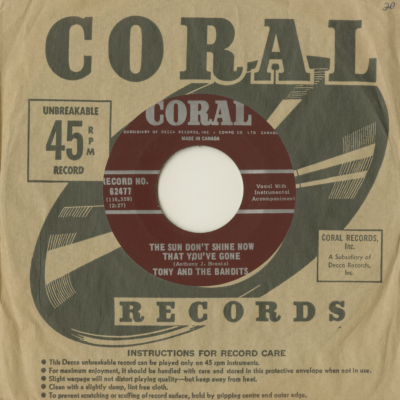 The Sun Don't Shine Now That You've Gone / I'm Goin Away From You (1966)