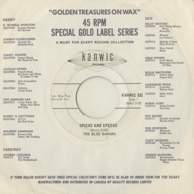 Spicks And Specks / My Luv (1967)