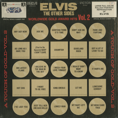 Elvis The Other Sides Worldwide Gold Hits Vol 2