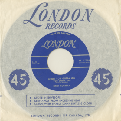 When You Gotta Go You Gotta Go / Yesterday's Memories (1963)