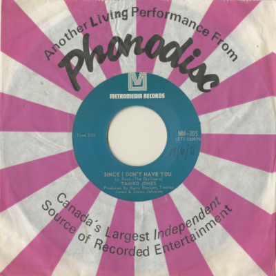 Since I Don't Have You / Cross My Heart (1970)