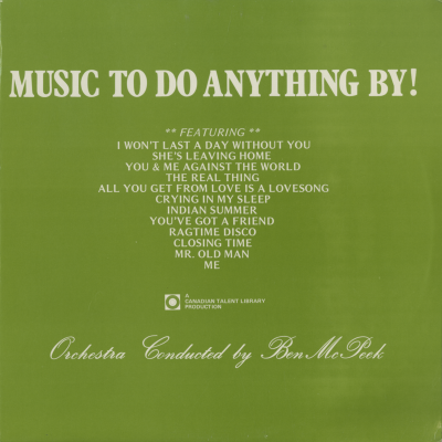 Music To Do Anything By!