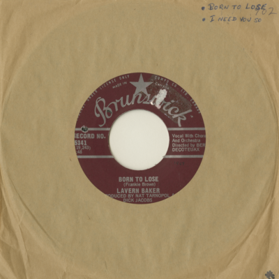 Born To Lose / I Need You So