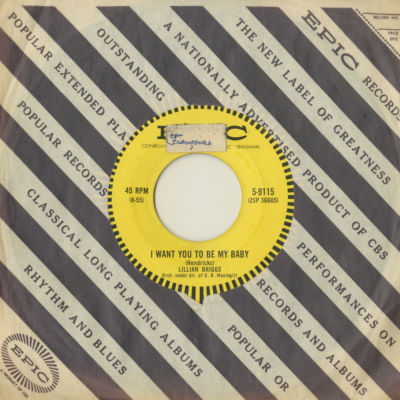 I Want You To Be My Baby / Don't Stay Away Too Long