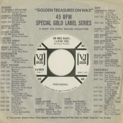 Oo Wee Baby I Love You / Love Me Baby