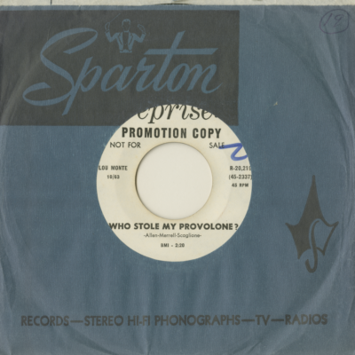 Who Stole My Provolone? / Hootenanny Italian Style