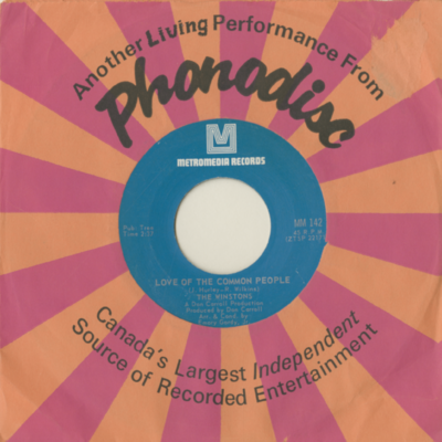 Love Of The Common People / Wheel Of Fortune (1969)