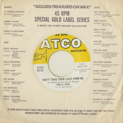 Don't Take Your Love From Me / Forgive This Fool