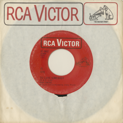 To Love Somebody / I Can't See Nobody