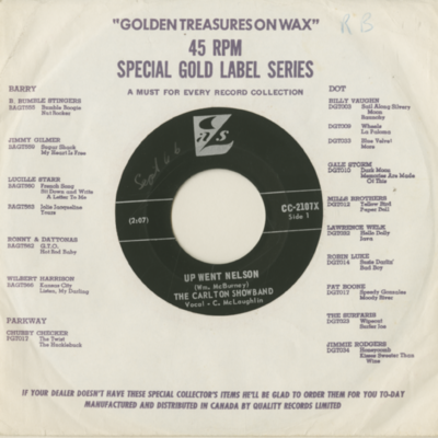 Up Went Nelson / Quiet Land Of Erin