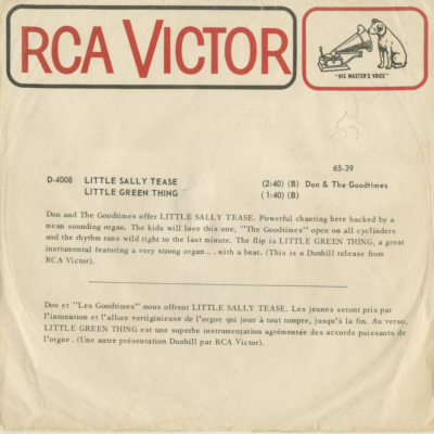 Little Sally Tease / Little Green Thing