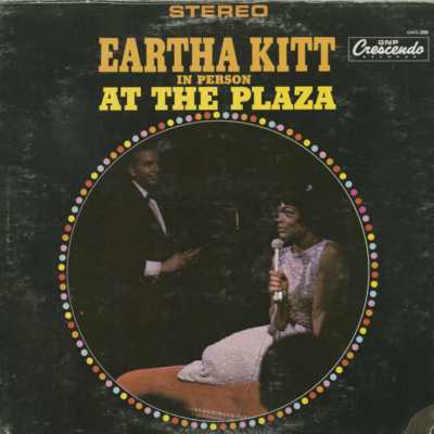 Eartha Kitt In Person At The Plaza